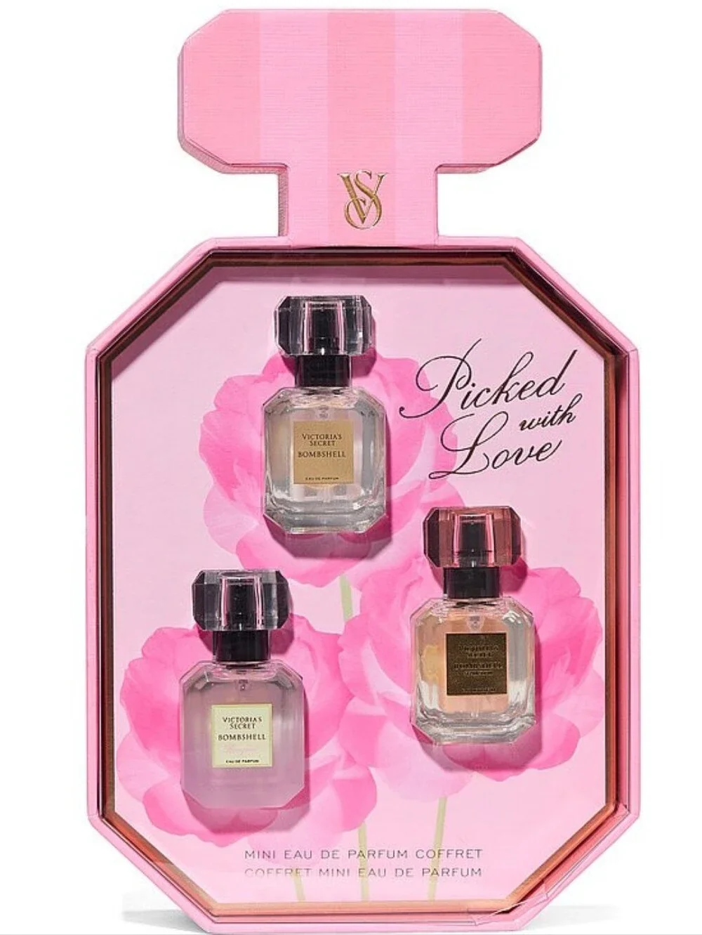 Victoria's Secret 3-Piece Bombshell Mini Eau de Parfum Perfume Gift Set NEW - Picture 1 of 3